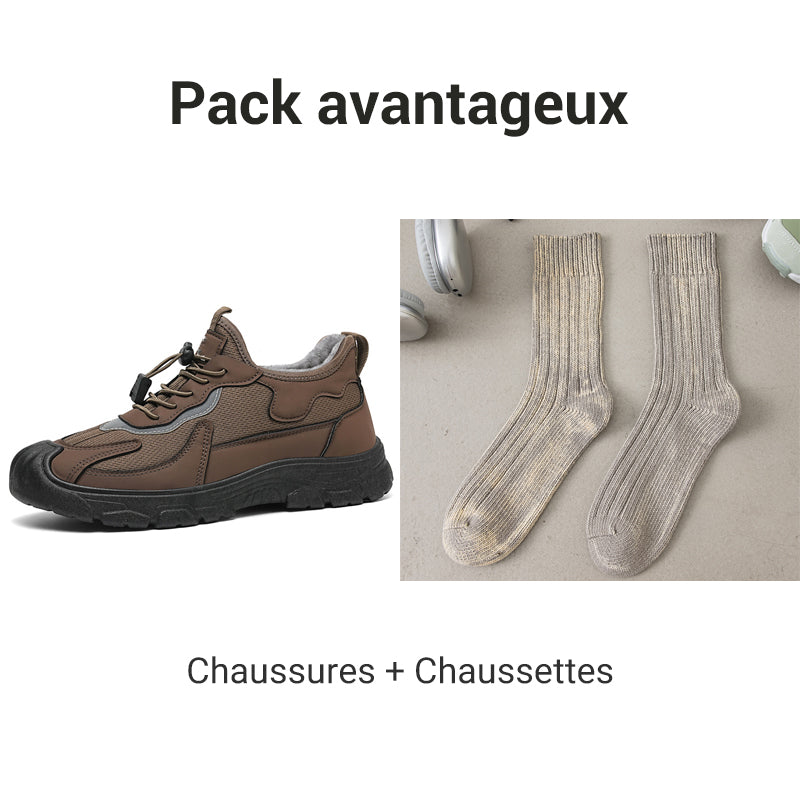 Casual-Wanderschuhe für Herren mit warmem Futter