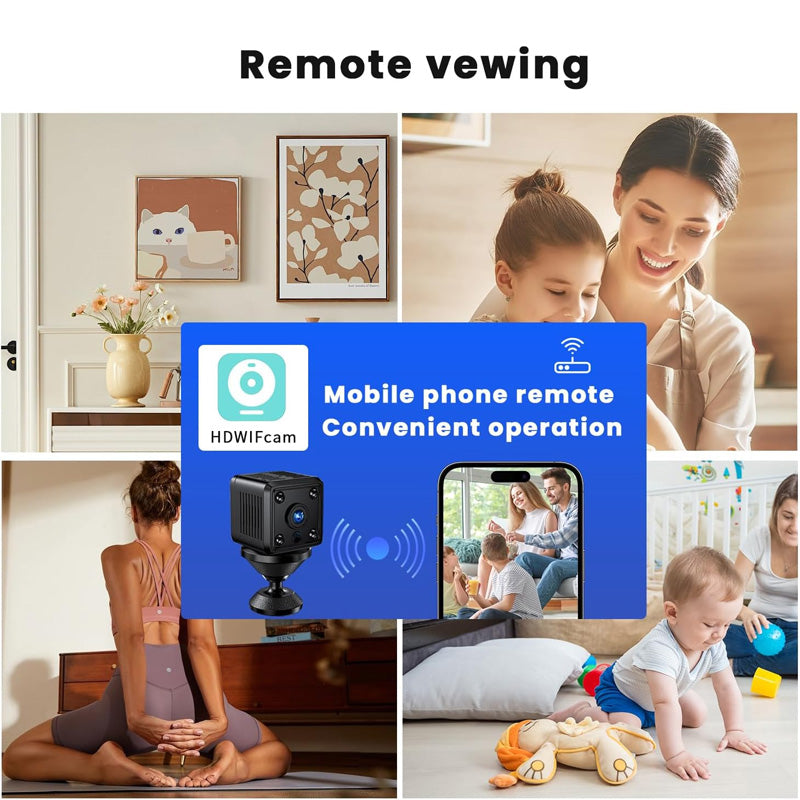 📹 50% RABATT! 🎉🔍 Mini Magnet-Überwachungskamera – 24/7 Sicherheit ohne Kabel!