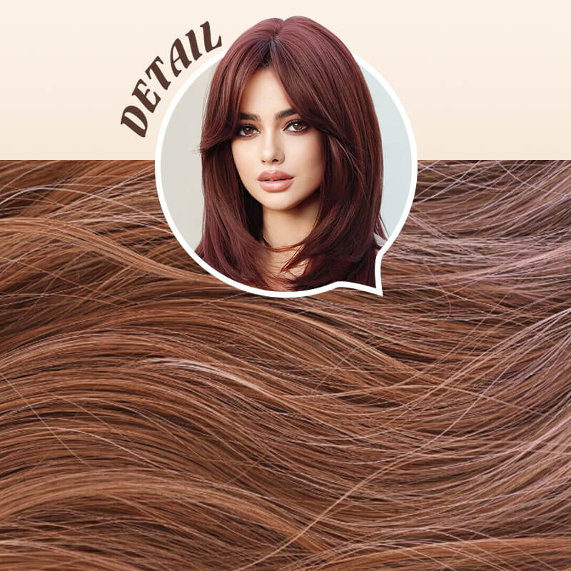 16-Zoll-Ombre-Blond-Spitzenfrontperücken für Frauen, wunderschöne flauschige Perücken mit stumpfem Pony, synthetische Perücken für Partys und den täglichen Gebrauch