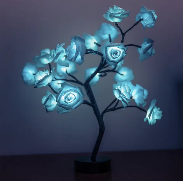 ✨🌹Rosenblüten-Design Baum Nachtlicht🔥Kauf 2 Artikel versandkostenfrei🔥