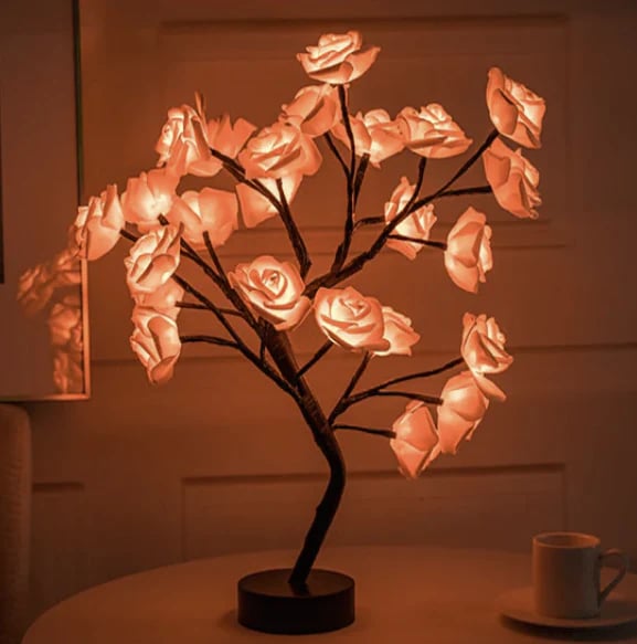 ✨🌹Rosenblüten-Design Baum Nachtlicht🔥Kauf 2 Artikel versandkostenfrei🔥