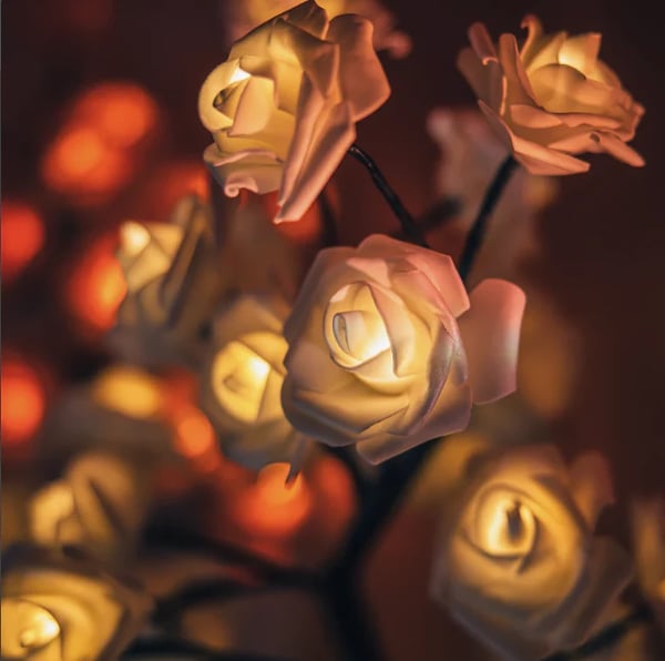 ✨🌹Rosenblüten-Design Baum Nachtlicht🔥Kauf 2 Artikel versandkostenfrei🔥
