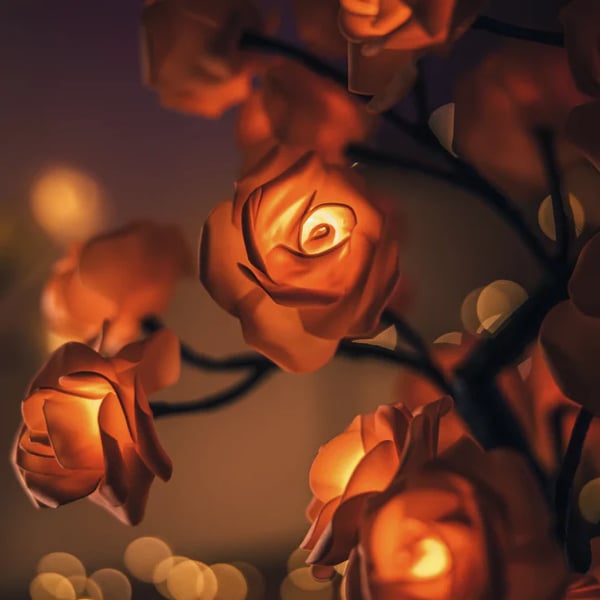 ✨🌹Rosenblüten-Design Baum Nachtlicht🔥Kauf 2 Artikel versandkostenfrei🔥