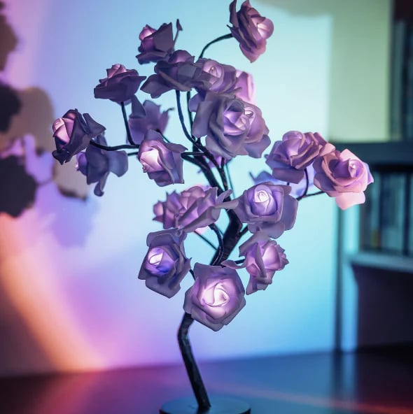 ✨🌹Rosenblüten-Design Baum Nachtlicht🔥Kauf 2 Artikel versandkostenfrei🔥