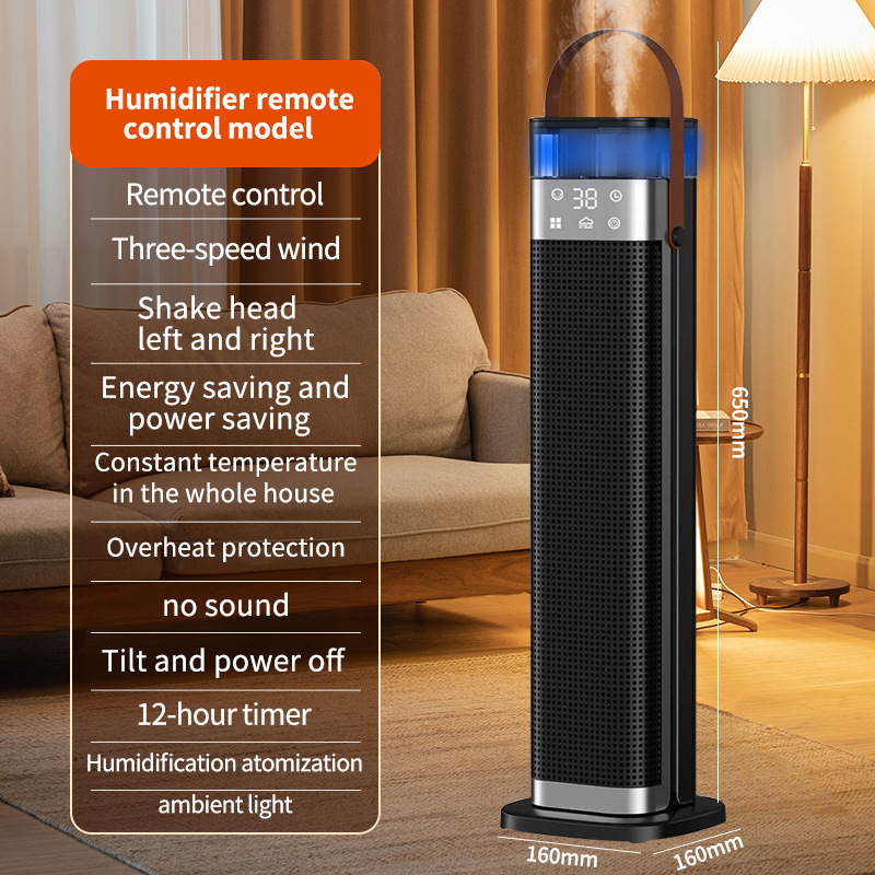 🔥[Nur 1 kWh pro Woche] Premium 3D-Kamin Heizlüfter | 3 Sek. Schnellheizung | A+++ KI-Energiesparmodus