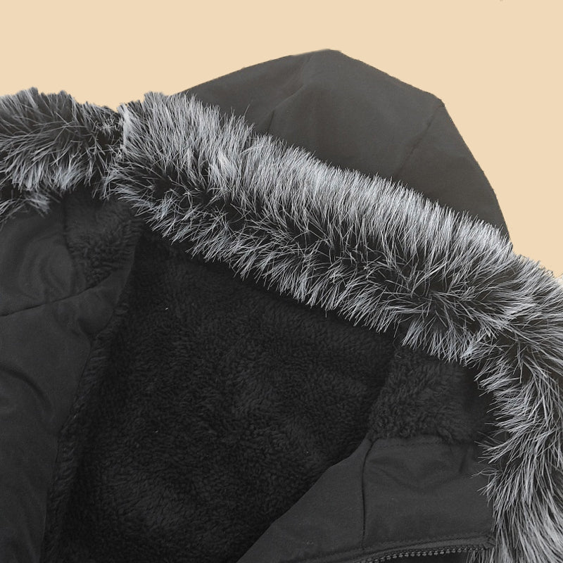 🔥Solange der Vorrat reicht 40 % Rabatt!🎉Winddichte, mittellange Parka-Jacke mit Kapuze für Herren