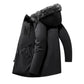 🔥Solange der Vorrat reicht 40 % Rabatt!🎉Winddichte, mittellange Parka-Jacke mit Kapuze für Herren