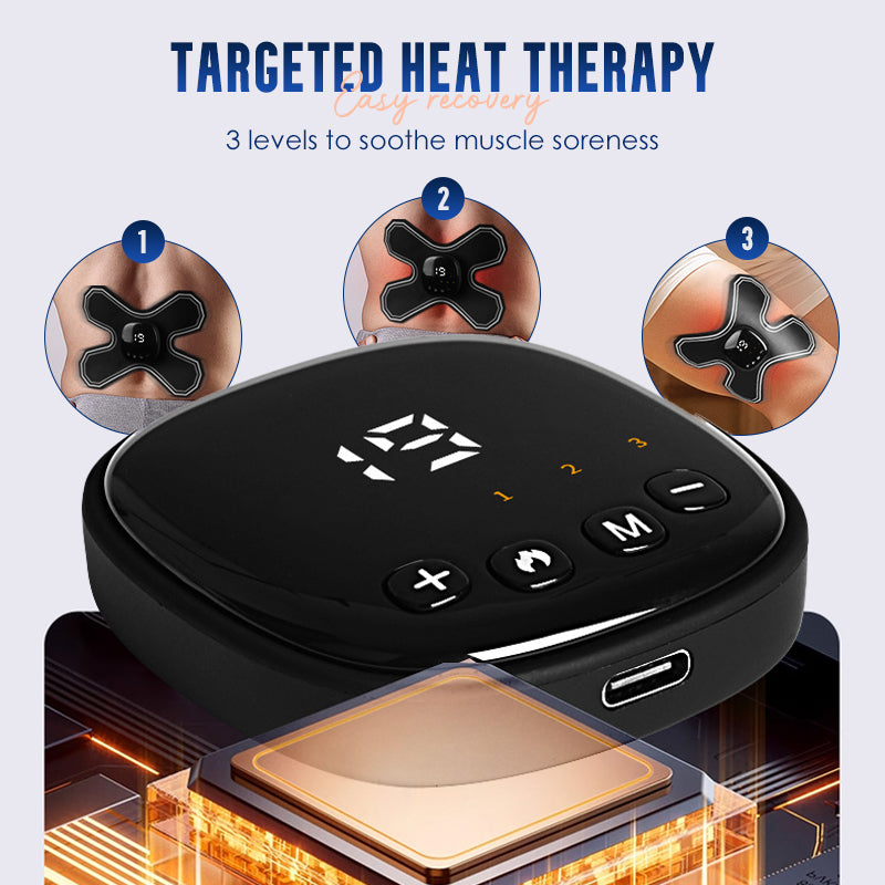 💪 50% RABATT! 🔥 Tragbares Smart-Muskelstimulator-Pad mit Wärmefunktion