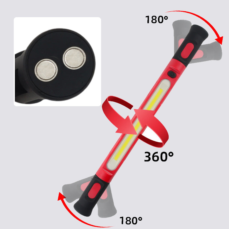💡 LED-Arbeitsleuchte 3000LM mit Magnetfuß & Aufhängehaken 🔋 5200mAh Akku für Werkstatt, Garage und Auto.Etwas teurer, aber jeden Cent wert! 💎 Nur heute!