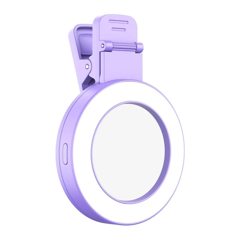 Aufsteckbares Ringlicht mit Schminkspiegel und Fernbedienung