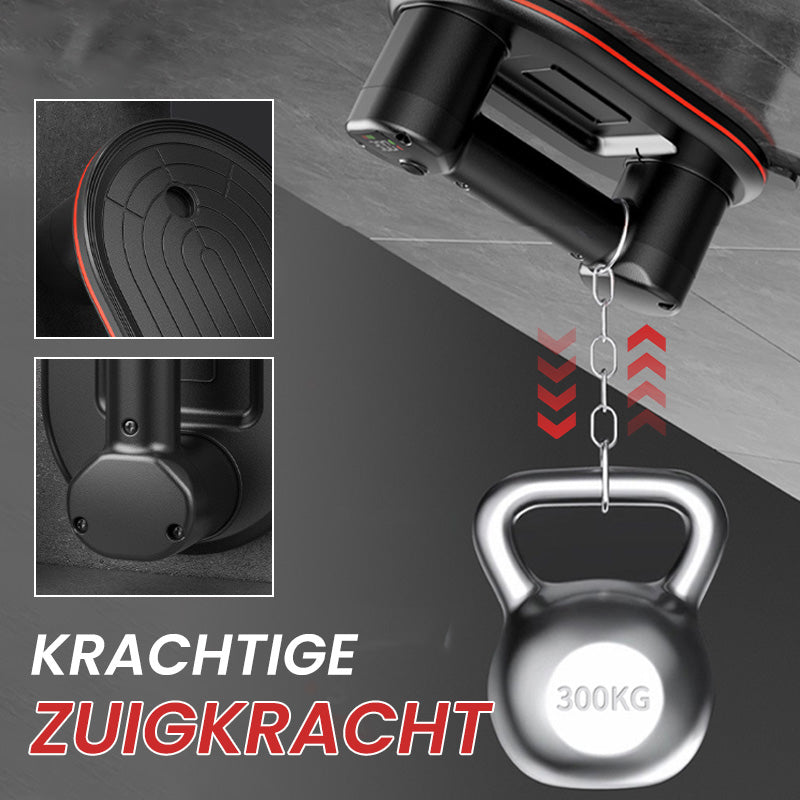 Elektrischer Industrie-Saugnapf mit intelligenter Anzeige, Tragfähigkeit 300 kg, robuste Hubvorrichtung für Granit, Fliesen und Glas