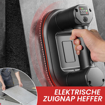 Elektrischer Industrie-Saugnapf mit intelligenter Anzeige, Tragfähigkeit 300 kg, robuste Hubvorrichtung für Granit, Fliesen und Glas