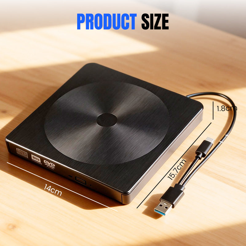 📢📢60 % Rabatt!! ⏰6-in-1 USB-externes DVD-/CD-Laufwerk und Hub