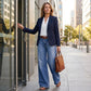 ⏳Begrenzte Zeit 50% Rabatt💥Damen-Vintage-Hochbund-Weitbeinjeans