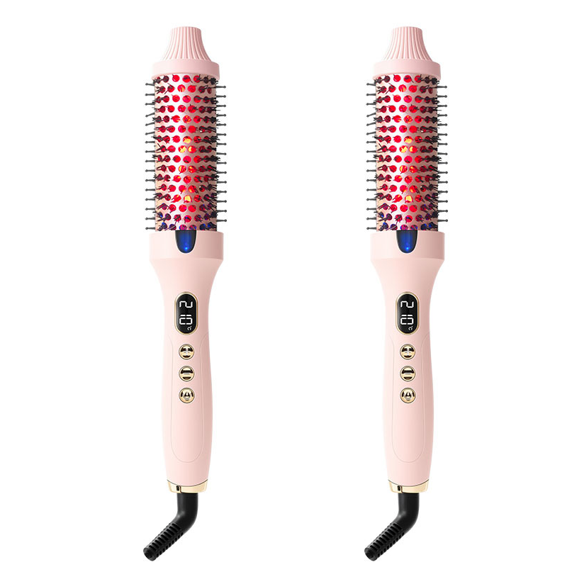 💇‍♀️ 50% RABATT! ✨ 32 mm Ionen-Heizbürste für Locken & Volumen – Glättet & stylt, Schützt das Haar & Schnelle Aufheizzeit 🎀