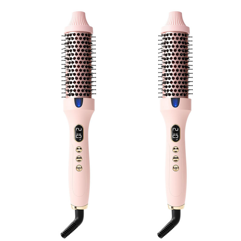 💇‍♀️ 50% RABATT! ✨ 32 mm Ionen-Heizbürste für Locken & Volumen – Glättet & stylt, Schützt das Haar & Schnelle Aufheizzeit 🎀