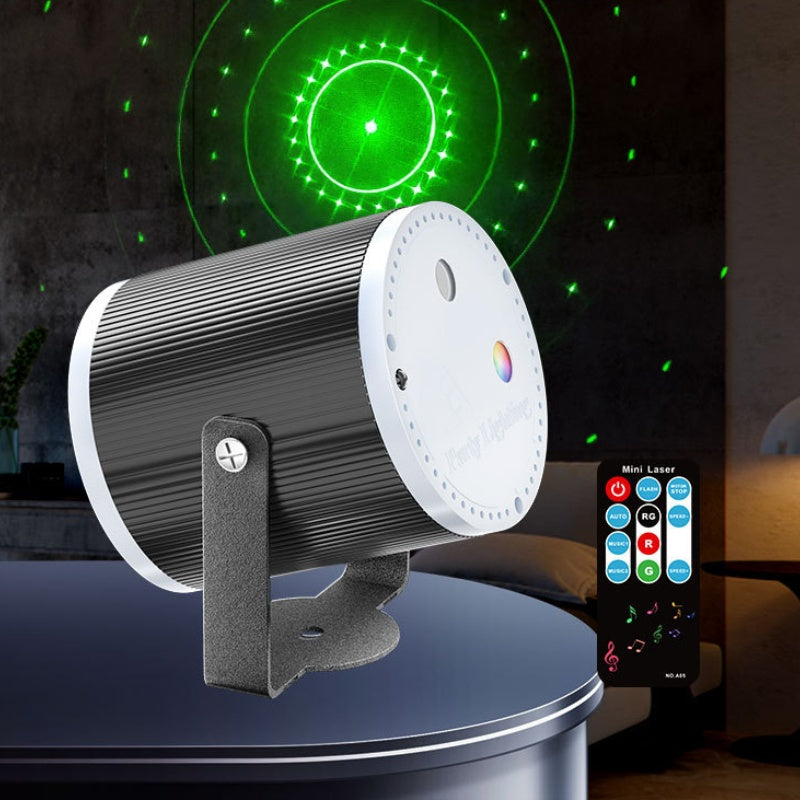 📢📢70 % Rabatt!! ⏰DJ Laser Party Light mit 7 Beleuchtungsmodi und Fernbedienung