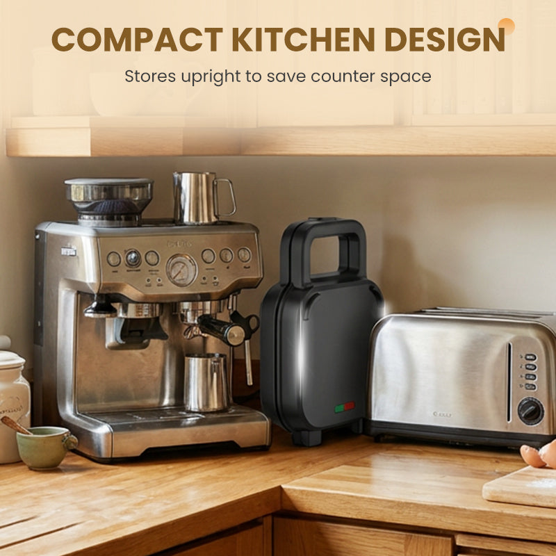 📢📢60% RABATT🔥Elektrisches Waffeleisen mit 800 W und Antihaftbeschichtung