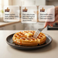📢📢60% RABATT🔥Elektrisches Waffeleisen mit 800 W und Antihaftbeschichtung