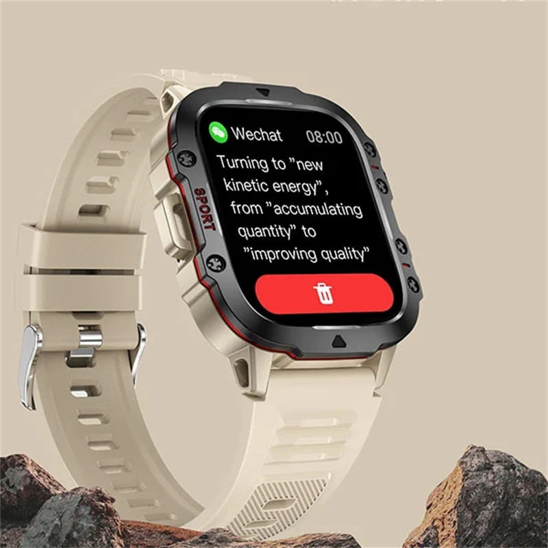 📢📢50% RABATT !!⏰Robuste Outdoor-Smartwatch – über 100 Sportmodi