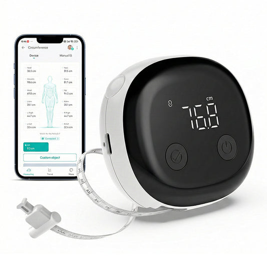 Smart Ruler-Körpermaßband, LED-HD-Vollbild-Fitnessgerät, Fitdays-APP-kompatibel
