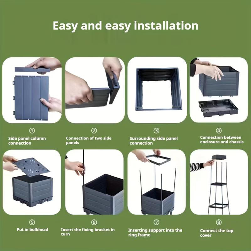 🍅Selbstbewässerndes Tomaten-Pflanzset mit Kletterpflanzenhalter🪴