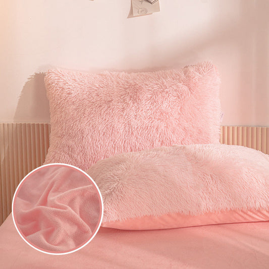 🔥Solange der Vorrat reicht 50 % Rabatt!🎉Winterwarmes Plüschbettwäsche-4-teiliges Set