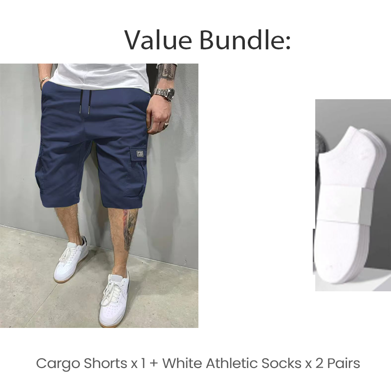 🥳2026 HEISSER VERKAUF🩳60% RABATT! Leichte Cargoshorts – Atmungsaktives Material, knielang. Sichere Taschen für Handy und Schlüssel. Bequem den ganzen Tag. ✅☀️
