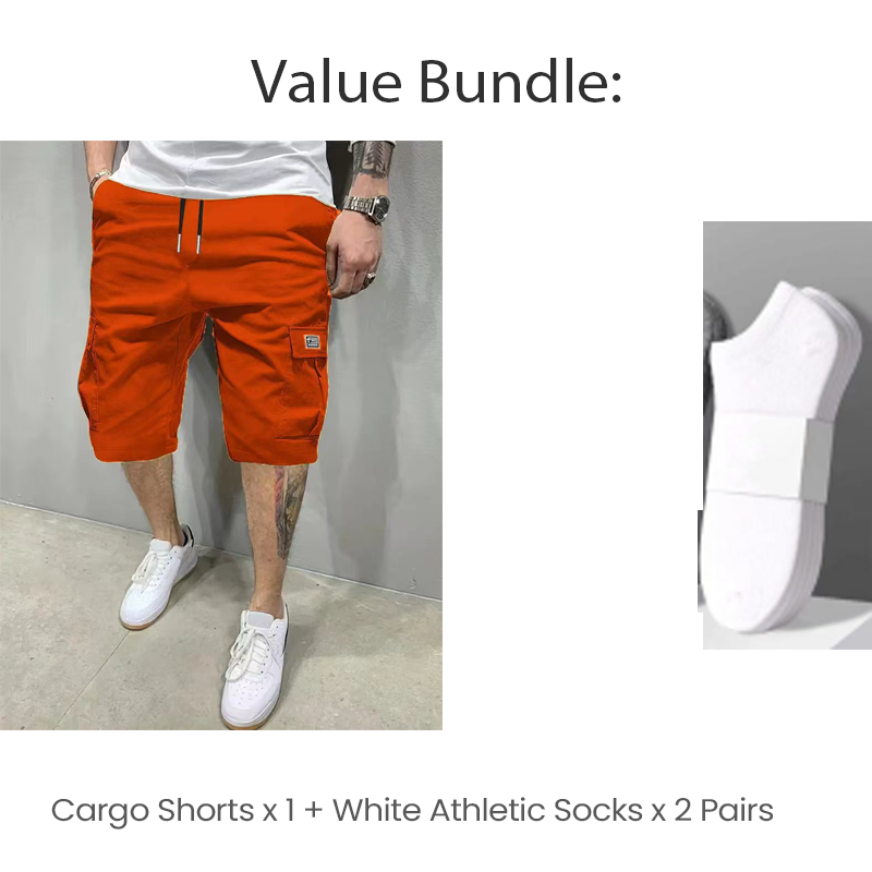 🥳2026 HEISSER VERKAUF🩳60% RABATT! Leichte Cargoshorts – Atmungsaktives Material, knielang. Sichere Taschen für Handy und Schlüssel. Bequem den ganzen Tag. ✅☀️