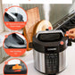 Schnellkochtopf Elektrisch, 6L, Digital, 9-in-1 Programme, Edelstahl, Schnell & Energiesparend, Für Gesundes Kochen, Leicht zu Reinigen, Ideal für Familien