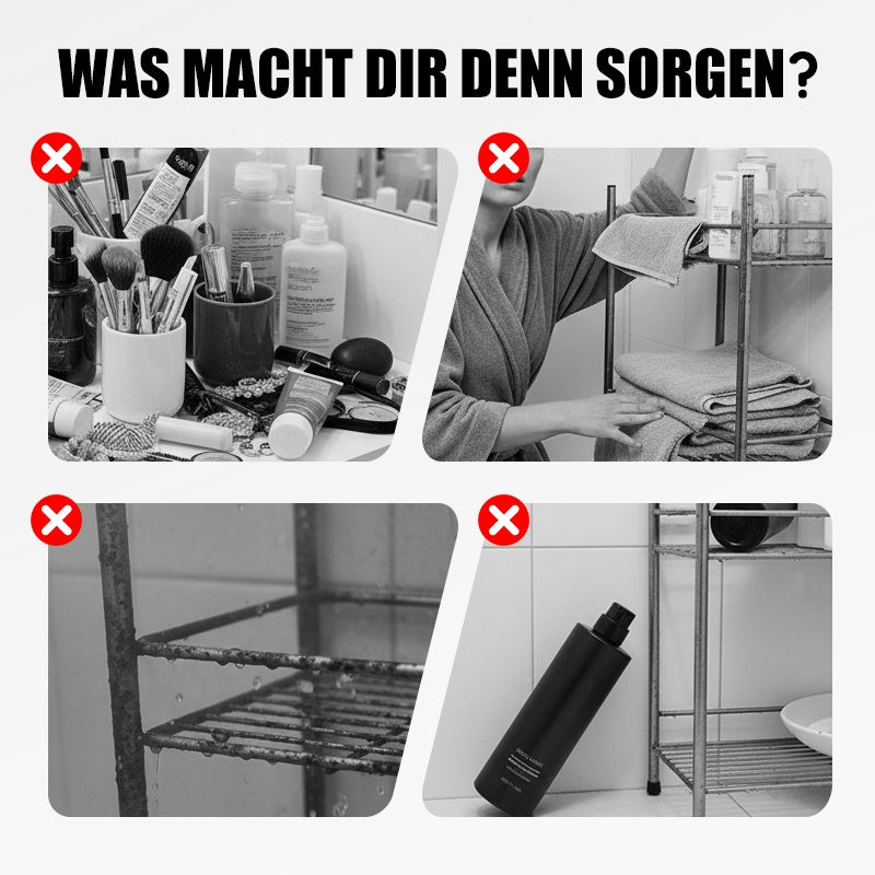 3-stöckiges Aufbewahrungsregal über der Toilette