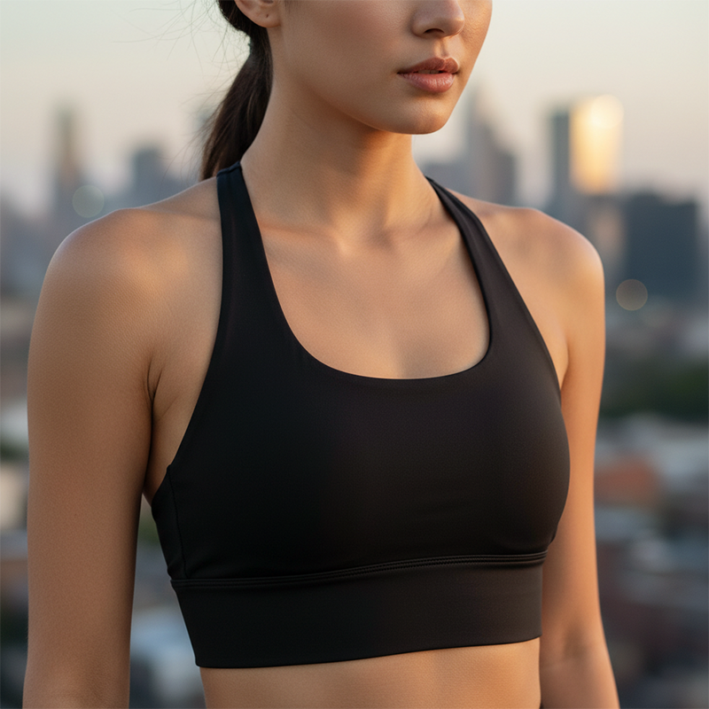 Damen-Sport-Tanktop mit herausnehmbaren Brustpolstern, lässiger Tragekomfort und strapazierfähiges Neckholder-Sporttop für Yoga, Fitnessstudio und Training, Damen-Sportbekleidung für alle Jahreszeiten