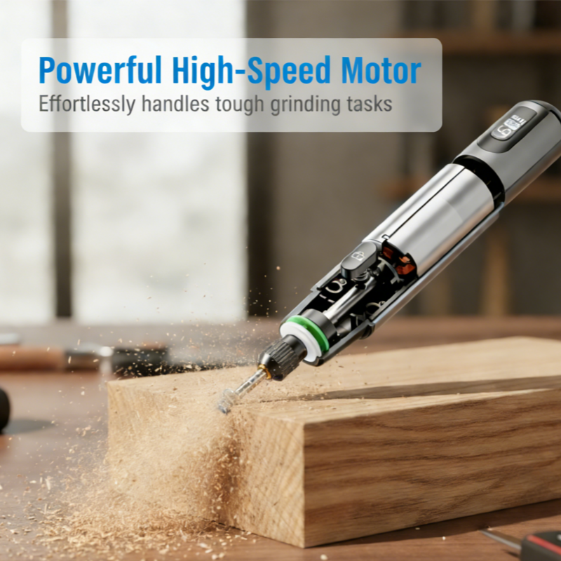 🎉 Neujahrsgeschenk – 50% RABATT!🪛 Tragbare Elektrische Polier- & Schleifset – 6 Geschwindigkeiten, 16.000 U/min & sicheres Arbeiten!