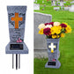 🪔 50% RABATT! 💐 Solarbetriebene LED-Grabvase mit Erdspieß – Automatisches Ein-/Ausschalten, Wasserdicht & Perfekter Dauerhafter Grabstein-Halter ✨