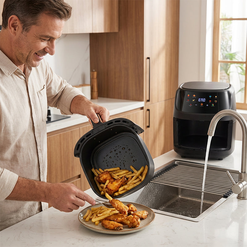 🔥🔥Digitale Heißluftfritteuse mit Sichtfenster