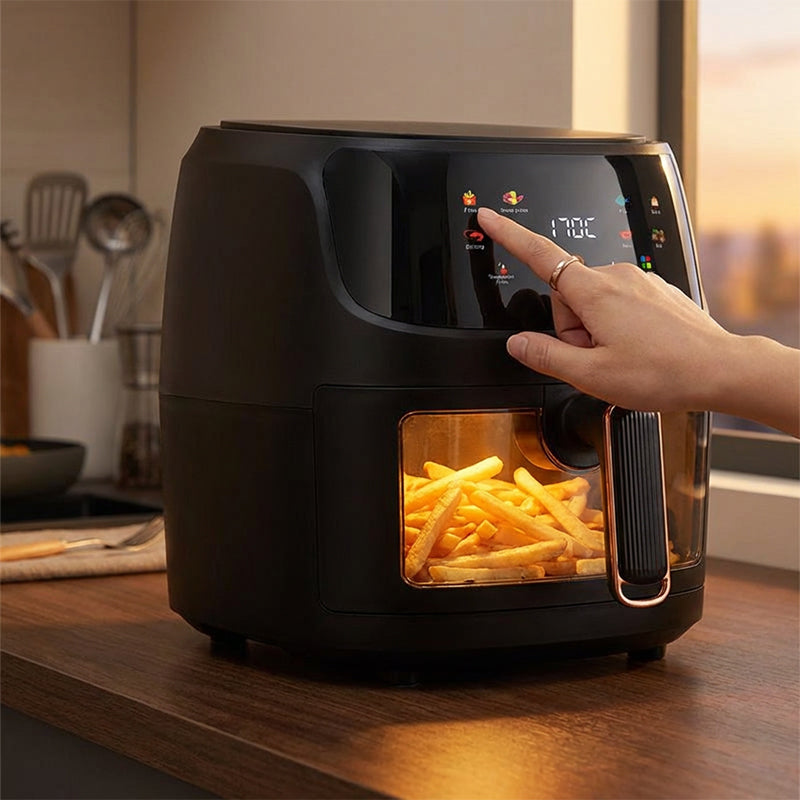 🔥🔥Digitale Heißluftfritteuse mit Sichtfenster