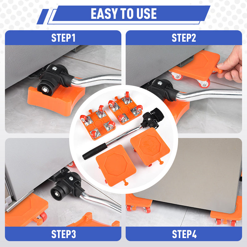 ✈️58 % Rabatt &Kostenlose Lieferung！！😮😮Möbelheber mit Transportrollen – Praktische Hilfe zum Verschieben schwerer Gegenstände