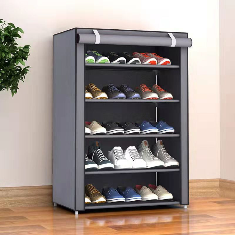 Mehrschichtiger staubdichter Schuhschrank mit Abdeckung