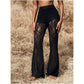 Elegante Hose mit hoher Taille und Schnürdetails