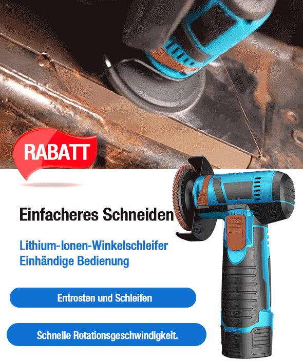🔧 60% RABATT! ⚡ Mini-Winkelschleifer ohne Bürsten – Leistungsstark, Kompakt & Ideal für Präzisionsarbeiten 🔥