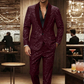🔈🔈NEU EINGETROFFEN 2026 – 60 % RABATT!!! 🧥👖 Schwarzer Herren-Smoking mit Glitzer