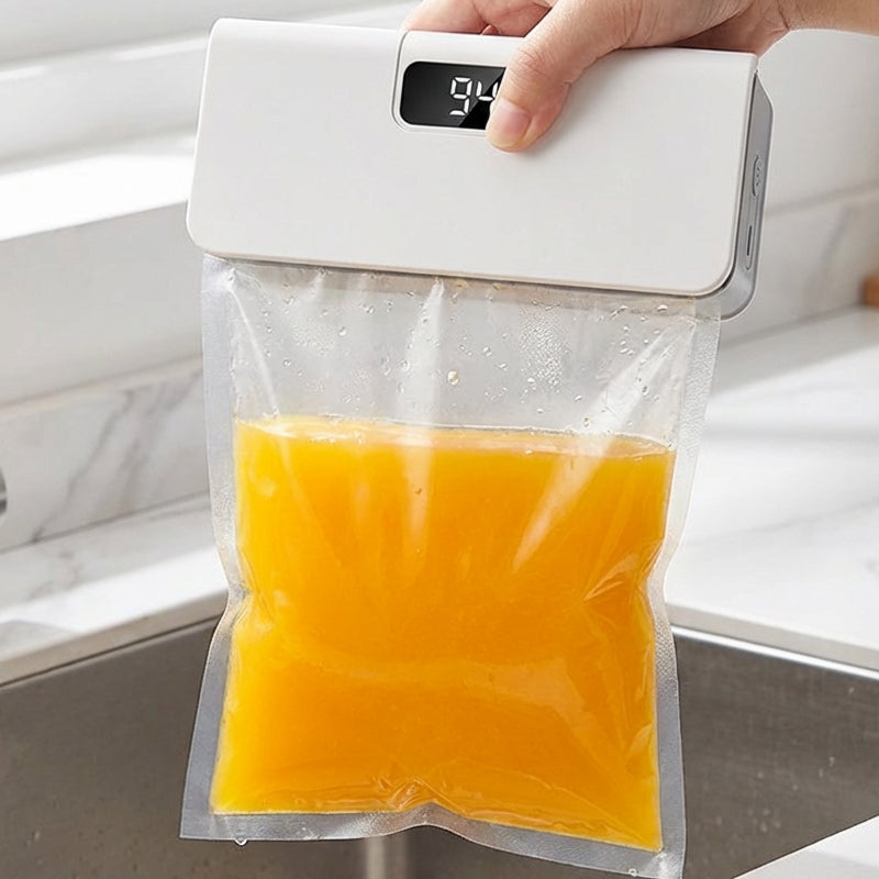 ✨🔥Profi-Beutelschweißer mit 6 Heizstufen – Frische auf Knopfdruck. (Verschließen und Öffnen in Sekunden. Wiederaufladbar & Magnetisch für Ihren Kühlschrank.)