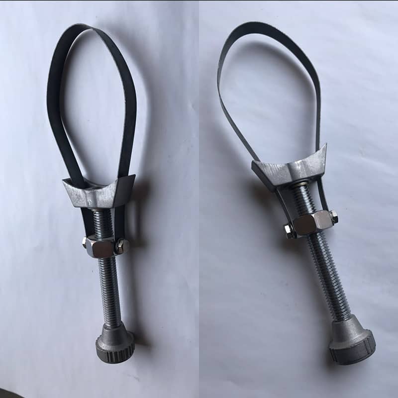 🔧 Verstellbarer Stahlband-Filterschlüssel – Für Ölfilter, Armaturen & Mehr – Robuster Stahl, Bis 120mm, Ideal für Kfz & DIY