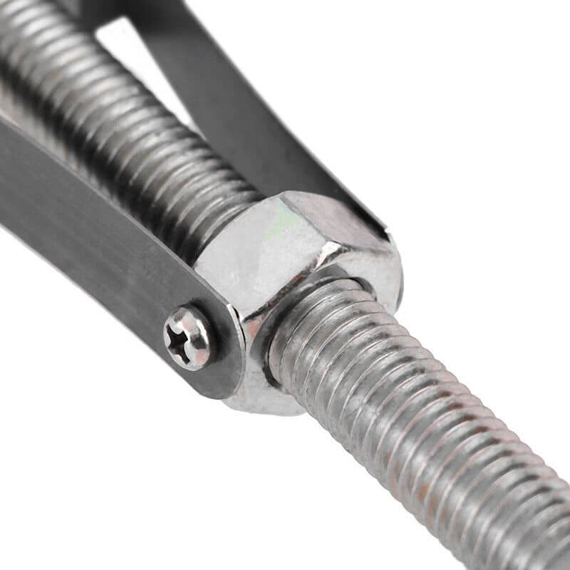 🔧 Verstellbarer Stahlband-Filterschlüssel – Für Ölfilter, Armaturen & Mehr – Robuster Stahl, Bis 120mm, Ideal für Kfz & DIY