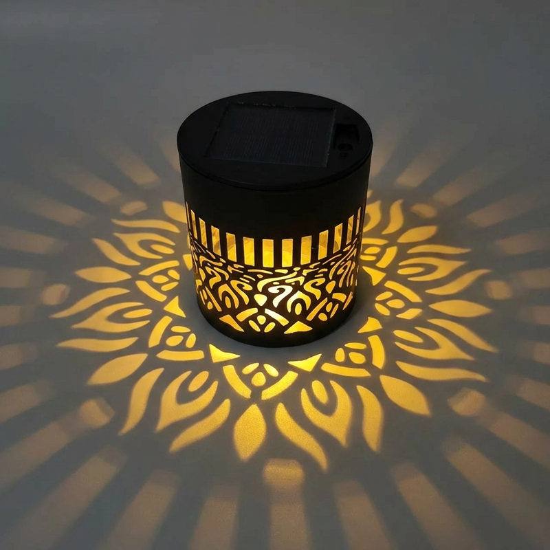 ☀️ Solar-Mandalaleuchte für Garten & Terrasse – 2-in-1 Bodenlampe & Wandleuchte – Ornamentale Lichtdeko mit Vintage-Effekt – Rostfrei & Langlebig