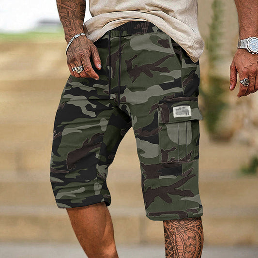 🔥 Herren-Camo-Cargoshorts mit Mehreren Taschen – Bequem, Strapazierfähig & Perfekt für Outdoor-Aktivitäten 🏕️