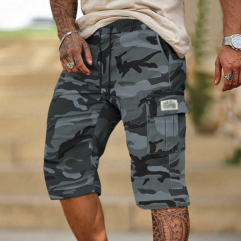 🔥 50% RABATT! 🩳 Herren-Camo-Cargoshorts mit Mehreren Taschen – Strapazierfähig, bequem & praktisch – Perfekt für Outdoor & Freizeit 🏕️