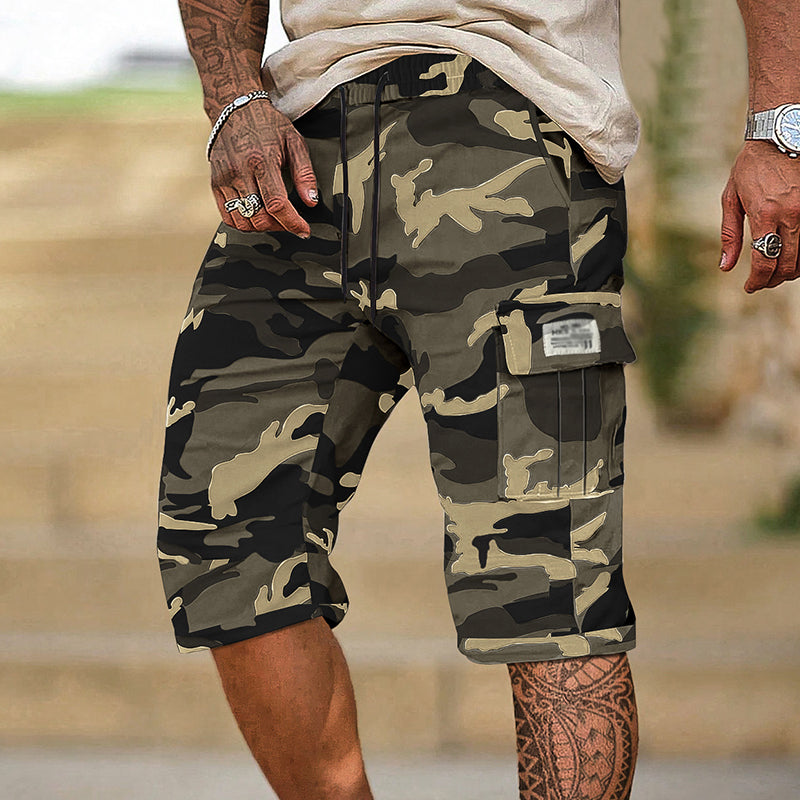 🔥 50% RABATT! 🩳 Herren-Camo-Cargoshorts mit Mehreren Taschen – Strapazierfähig, bequem & praktisch – Perfekt für Outdoor & Freizeit 🏕️