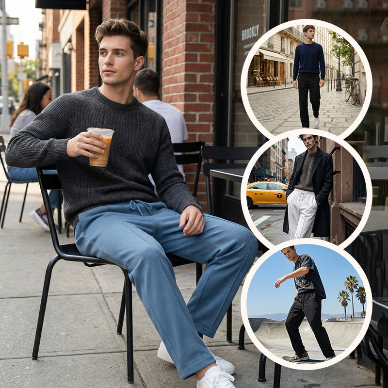 👖 50 % Rabatt ✨ Herren Freizeithose mit Geradem Bein – Bequem, Atmungsaktiv & Vielseitig!