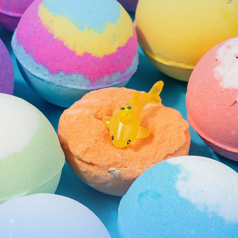 💎50% AUF DAS BADEBOMBEN-SET MIT ÜBERRASCHUNG! 💎 12 Meerestier-Spielzeuge, Sanfte Pflege & Duftspaß für Kinder 🛁
